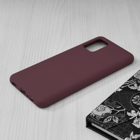 Husa Samsung Galaxy A02s, Soft Edge Silicone, Plum Violet [4]