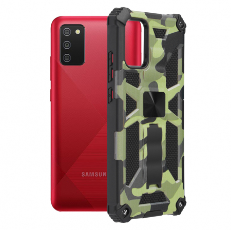 Galaxy A02s - Husa Samsung Galaxy A02s, Techsuit Blazor, Camo Lime