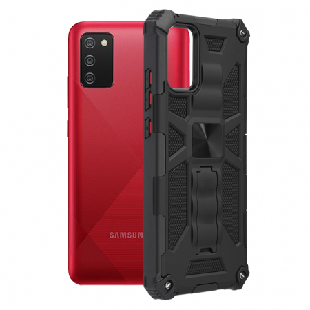 Galaxy A02s - Husa Samsung Galaxy A02s, Techsuit Blazor, Negru