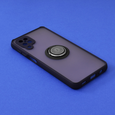 Husa Samsung Galaxy A12 / M12 cu inel suport stand magnetic, Negru [1]