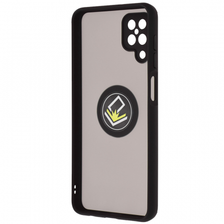 Husa Samsung Galaxy A12 / M12 cu inel suport stand magnetic, Negru [6]