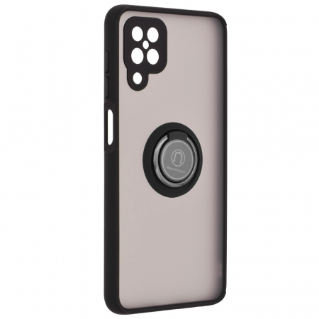 Husa Samsung Galaxy A12 / M12 cu inel suport stand magnetic, Negru [8]