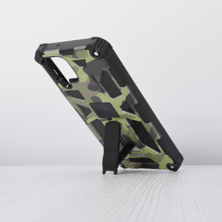 Husa Samsung Galaxy A12, Techsuit Blazor, Camo Lime [2]