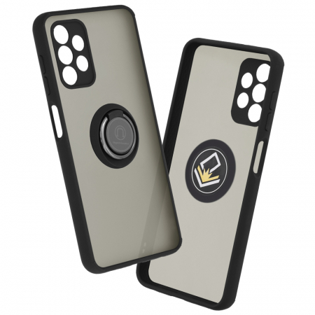 Galaxy A13 4G - Husa Samsung Galaxy A13 4G cu inel suport stand magnetic, Negru