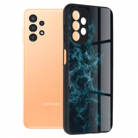 Galaxy A13 4G - Husa Samsung Galaxy A13 4G, Glaze Series, Blue Nebula