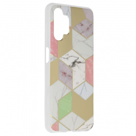 Husa Samsung Galaxy A13 4G, Techsuit Marble Series, Purple Hex [1]