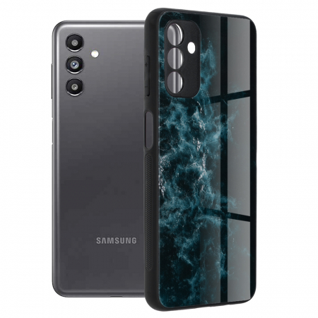 Galaxy A13 5G - Husa Samsung Galaxy A13 5G, Glaze Series, Blue Nebula