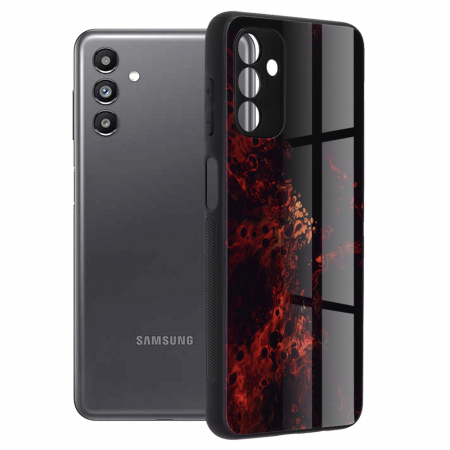 Galaxy A13 5G - Husa Samsung Galaxy A13 5G, Glaze Series, Red Nebula