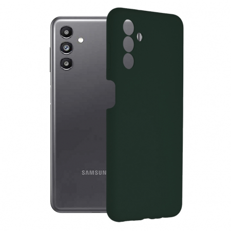 Galaxy A13 5G - Husa Samsung Galaxy A13 5G, Soft Edge Silicone, Dark Green