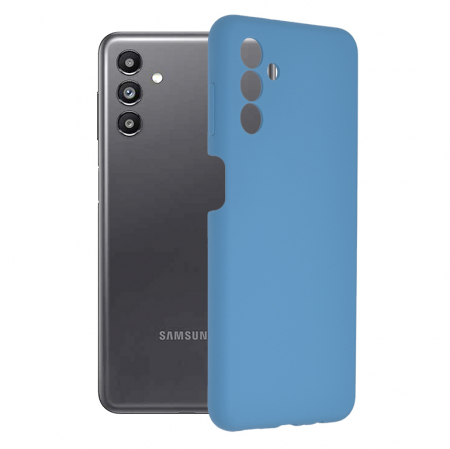 Galaxy A13 5G - Husa Samsung Galaxy A13 5G, Soft Edge Silicone, Denim Blue