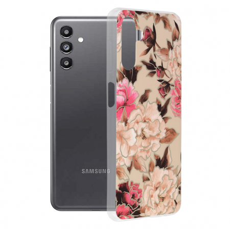 Galaxy A13 5G - Husa Samsung Galaxy A13 5G, Techsuit Marble Series, Mary Berry Nude