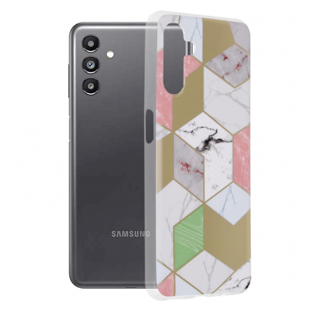 Galaxy A13 5G - Husa Samsung Galaxy A13 5G, Techsuit Marble Series, Purple Hex
