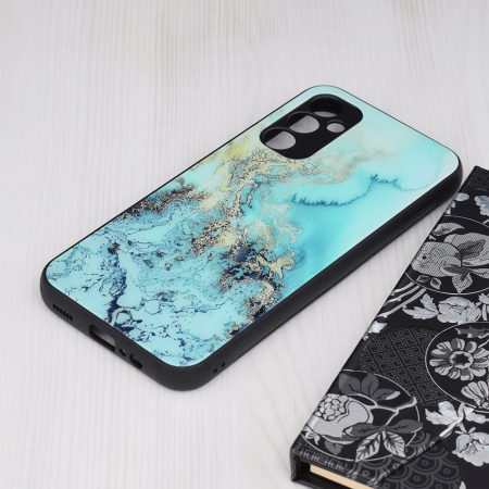 Husa Samsung Galaxy A14 4G / A14 5G, Glaze Series, Blue Ocean [1]