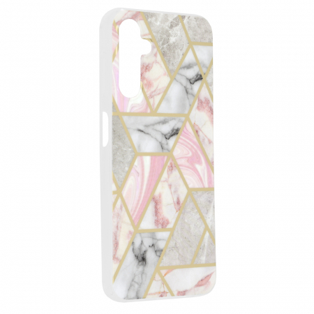 Husa Samsung Galaxy A14 4G / A14 5G, Techsuit Marble Series, Pink Hex [5]