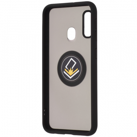 Husa Samsung Galaxy A20e cu inel suport stand magnetic, Negru [3]