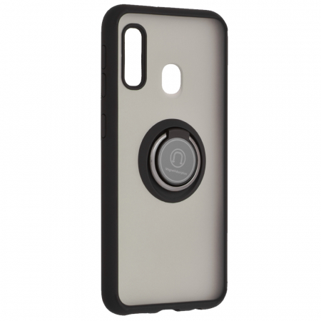 Husa Samsung Galaxy A20e cu inel suport stand magnetic, Negru [2]