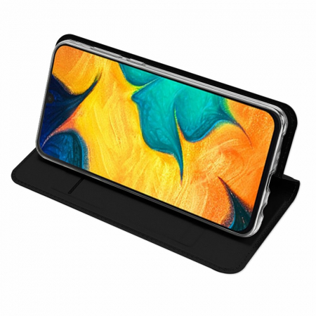 Husa Samsung Galaxy A20e, Dux Ducis Skin Pro Flip Book, Negru [4]