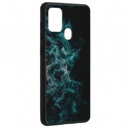 Husa Samsung Galaxy A21s, Glaze Series, Blue Nebula [1]