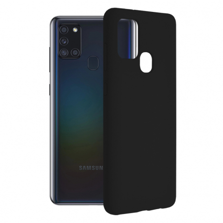 Galaxy A21s - Husa Samsung Galaxy A21s, Soft Edge Silicone, Negru