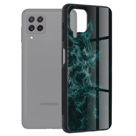 Galaxy A22 4G - Husa Samsung Galaxy A22 4G, Glaze Series, Blue Nebula