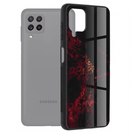 Galaxy A22 4G - Husa Samsung Galaxy A22 4G, Glaze Series, Red Nebula