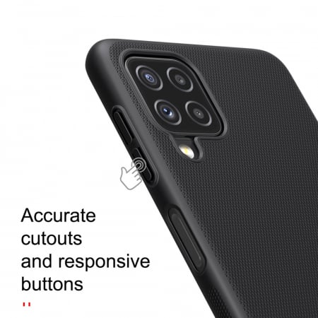 Husa Samsung Galaxy A22 4G, Nillkin Super Frosted Shield, Negru [1]