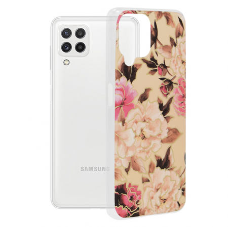 Galaxy A22 4G - Husa Samsung Galaxy A22 4G, Techsuit Marble Series, Mary Berry Nude