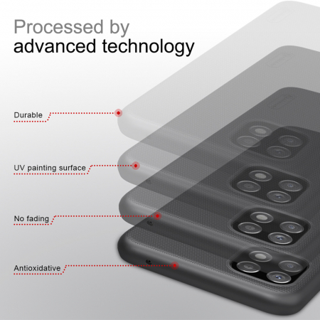 Husa Samsung Galaxy A22 5G, Nillkin Super Frosted Shield, Negru [5]