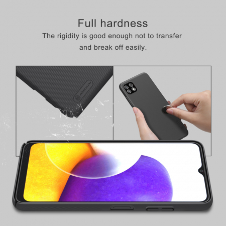 Husa Samsung Galaxy A22 5G, Nillkin Super Frosted Shield, Negru [6]