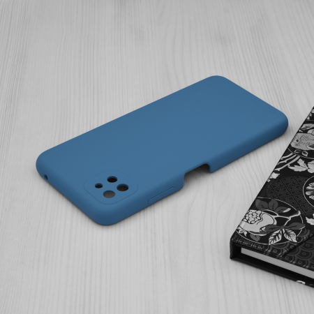 Husa Samsung Galaxy A22 5G, Soft Edge Silicone, Denim Blue [4]