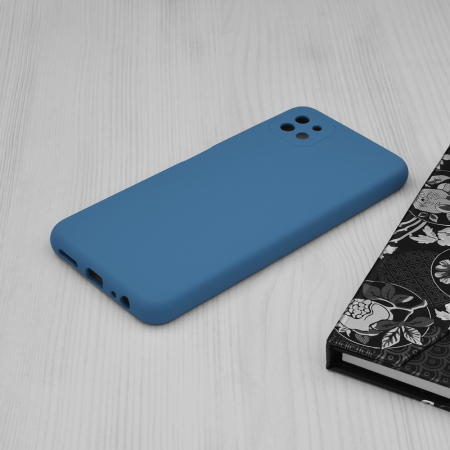 Husa Samsung Galaxy A22 5G, Soft Edge Silicone, Denim Blue [3]