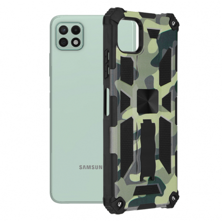 Galaxy A22 5G - Husa Samsung Galaxy A22 5G, Techsuit Blazor, Camo Lime