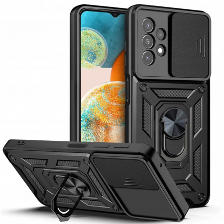 Galaxy A23 4G - Husa Samsung Galaxy A23 4G / A23 5G cu protectie camera Techsuit CamShield Series, Negru