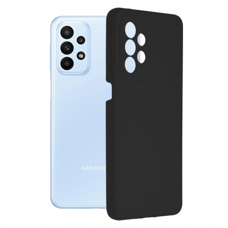 Galaxy A23 4G - Husa Samsung Galaxy A23 4G / A23 5G, Soft Edge Silicone, Negru