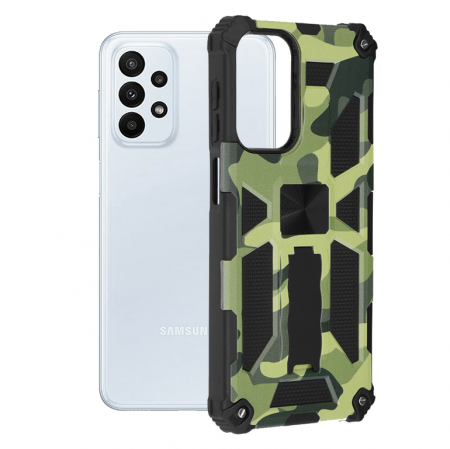 Galaxy A23 4G - Husa Samsung Galaxy A23 4G / A23 5G, Techsuit Blazor, Camo Lime