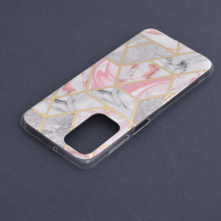 Husa Samsung Galaxy A23 4G / A23 5G, Techsuit Marble Series, Pink Hex [5]