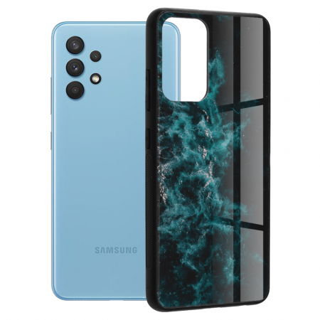 Galaxy A32 4G - Husa Samsung Galaxy A32 4G, Glaze Series, Blue Nebula