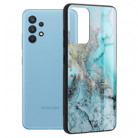 Galaxy A32 4G - Husa Samsung Galaxy A32 4G, Glaze Series, Blue Ocean