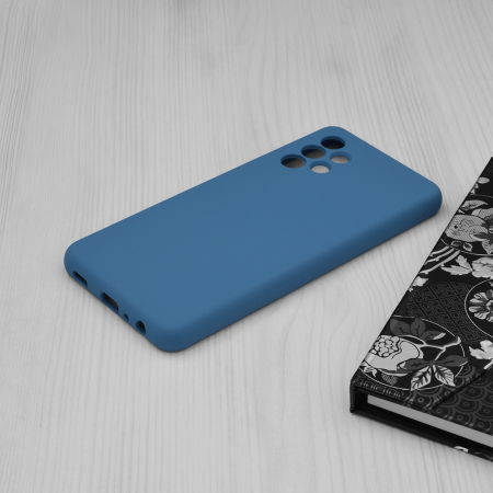 Husa Samsung Galaxy A32 4G, Soft Edge Silicone, Denim Blue [4]