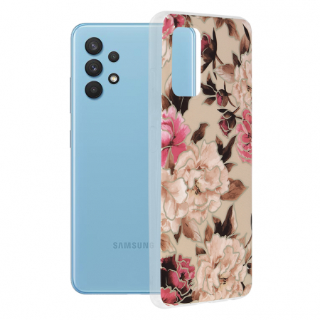 Galaxy A32 4G - Husa Samsung Galaxy A32 4G, Techsuit Marble Series, Mary Berry Nude