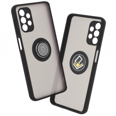 Galaxy A32 5G - Husa Samsung Galaxy A32 5G cu inel suport stand magnetic, Negru