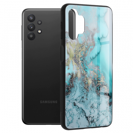 Galaxy A32 5G - Husa Samsung Galaxy A32 5G, Glaze Series, Blue Ocean