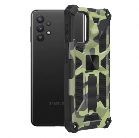 Galaxy A32 5G - Husa Samsung Galaxy A32 5G, Techsuit Blazor, Camo Lime