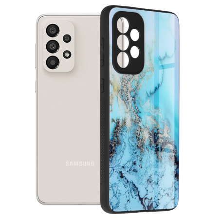 Galaxy A33 5G - Husa Samsung Galaxy A33 5G, Glaze Series, Blue Ocean