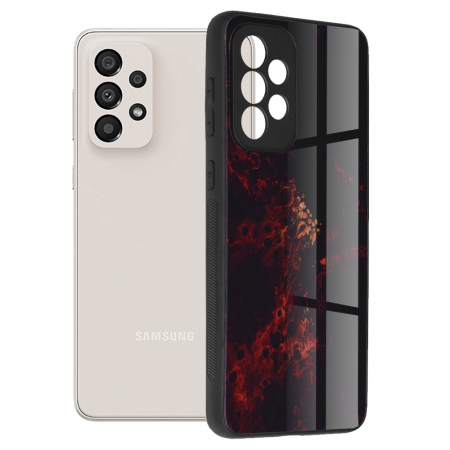 Galaxy A33 5G - Husa Samsung Galaxy A33 5G, Glaze Series, Red Nebula