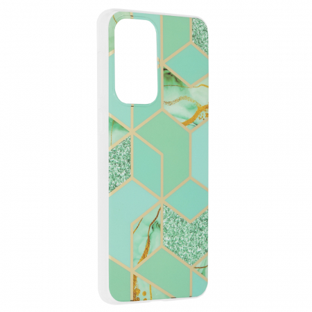 Husa Samsung Galaxy A33 5G, Techsuit Marble Series, Green Hex [1]
