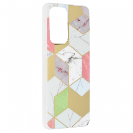 Husa Samsung Galaxy A33 5G, Techsuit Marble Series, Purple Hex [1]