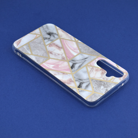 Husa Samsung Galaxy A34 5G, Techsuit Marble Series, Pink Hex [2]