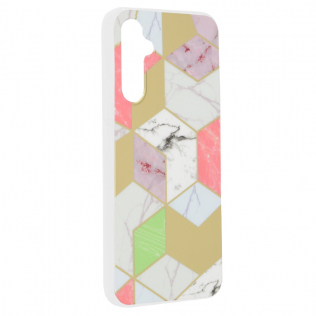 Husa Samsung Galaxy A34 5G, Techsuit Marble Series, Purple Hex [5]