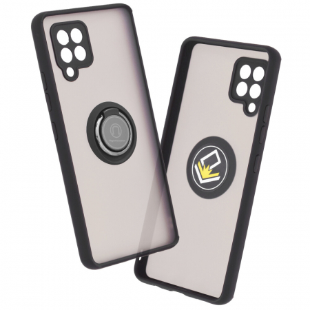 Galaxy A42 5G - Husa Samsung Galaxy A42 5G cu inel suport stand magnetic, Negru